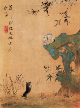 花鳥山水國畫 惲南田高清掃描件