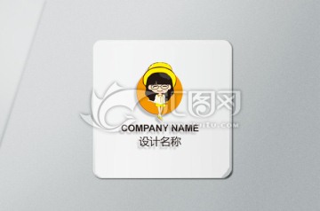 卡通女孩logo設(shè)計(jì)
