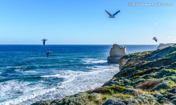 蓝色海岸风光