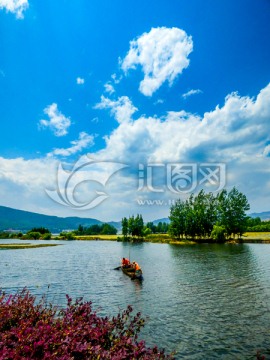 云南滇池湿地风光