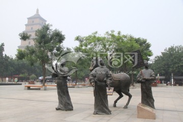 大雁塔广场 雕塑