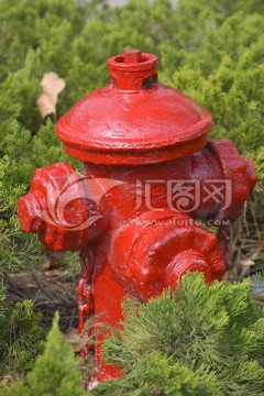 红色消防栓 TIF高清素材图