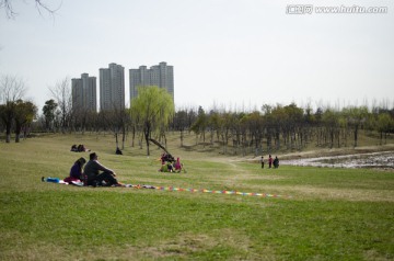 世园会 踏青 放风筝