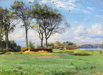 田園風(fēng)景油畫 畫廊高清品質(zhì)