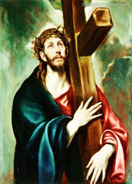 耶稣受难古典人物油画 高清品质