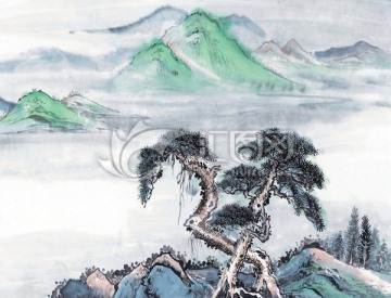 國(guó)畫(huà)山水高質(zhì)量