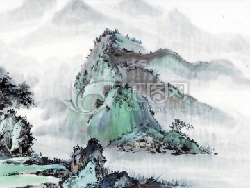 國(guó)畫(huà)山水高質(zhì)量