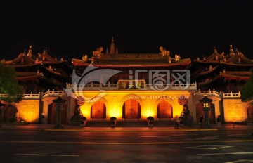 上海静安寺夜景