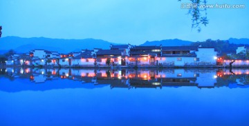 宏村 南湖夜景