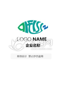 鱼形logo