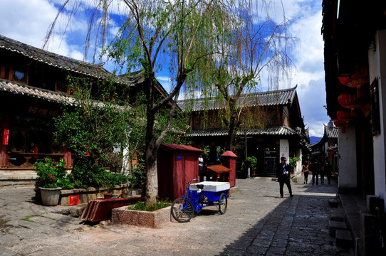 丽江古街道风景