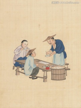 古代人生活場景圖 小吃