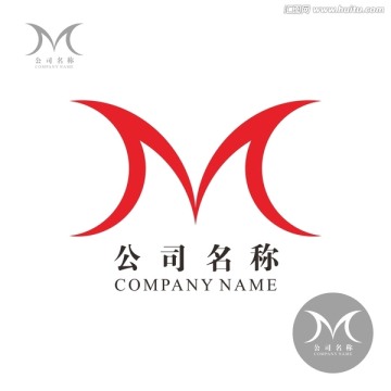 字母M标志