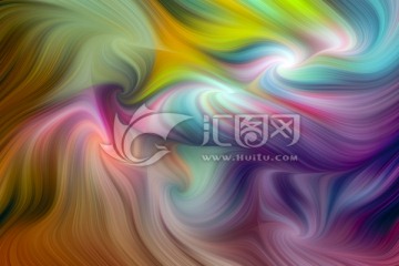 抽象動感線條 無分層