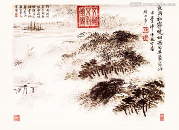 惲壽平山水
