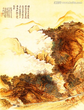 惲壽平 山水畫