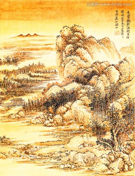 惲壽平 山水畫