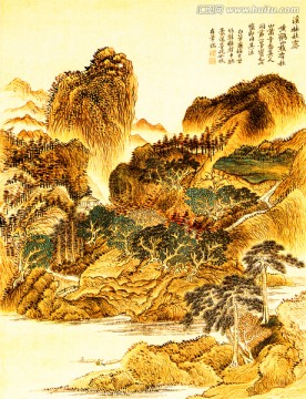 惲壽平 山水畫