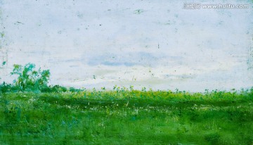 歐美田園油畫