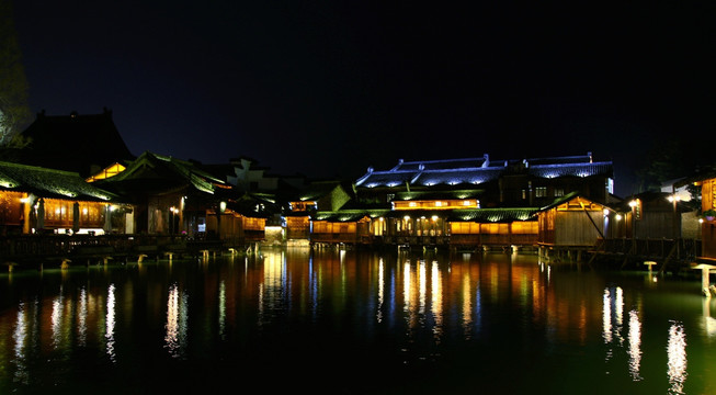 乌镇 西栅 夜景