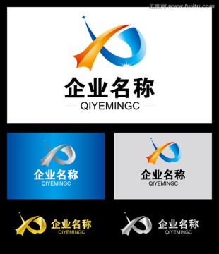 字母X标志 logo