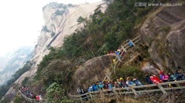 安徽黄山水墨雾景