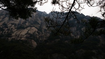 安徽黄山水墨雾景