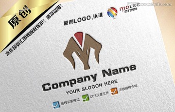 牛头LOGO设计 牛标志