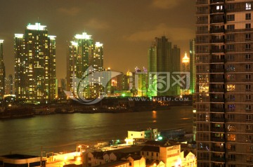 上海黄浦江 夜景