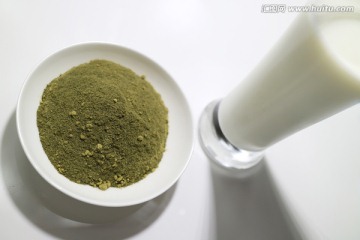 绿茶粉 牛奶