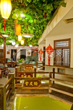 中式餐厅环境