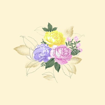 花卉 花團錦簇 牡丹