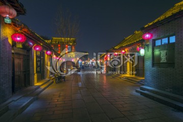 青州古街 东门街夜景