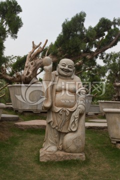西安唐苑 石雕 人像