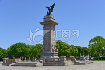 欧战纪念碑 和平女神像