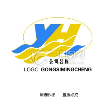 YH字母LOGO