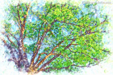 風(fēng)景畫 油畫 TIF無分層