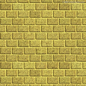 金色砖墙
