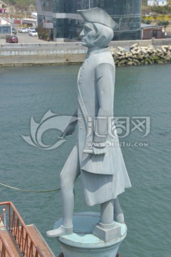 世界著名航海家塑像 哥伦布