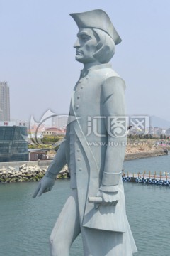 世界著名航海家塑像 哥伦布