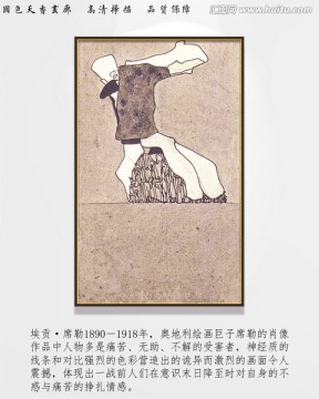 抽象油畫 席勒 畫廊品質(zhì)