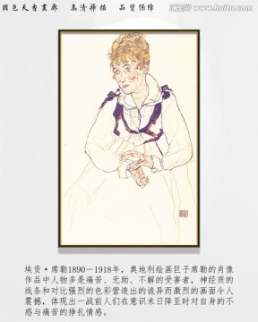 席勒高清抽象油畫(huà) 畫(huà)廊品質(zhì)