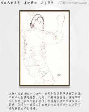 席勒高清抽象油畫 畫廊品質(zhì)