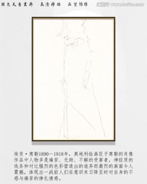 席勒高清抽象油畫 畫廊品質(zhì)