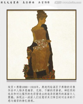 席勒高清抽象油畫(huà) 畫(huà)廊品質(zhì)