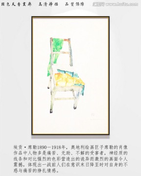 席勒高清抽象油畫 畫廊品質(zhì)
