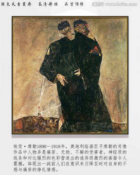 席勒高清抽象油畫 畫廊品質(zhì)