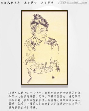 席勒高清抽象油畫 畫廊品質(zhì)