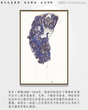 席勒高清抽象油畫 畫廊品質(zhì)