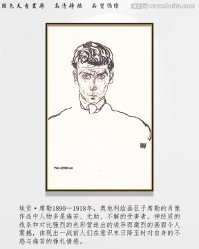 席勒高清抽象油畫 畫廊品質(zhì)